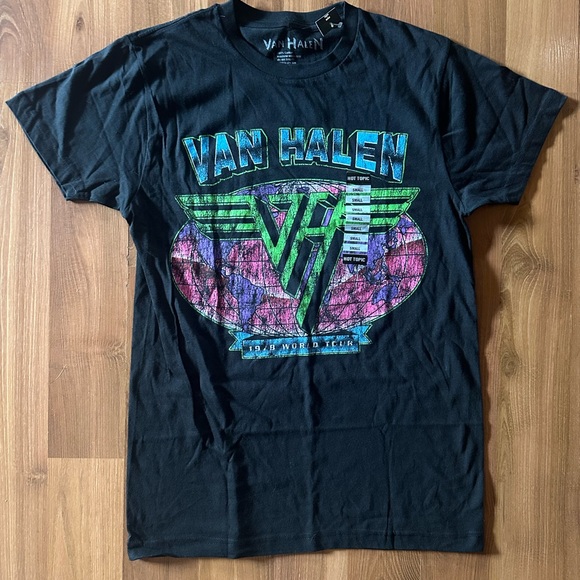 NWT Van Halen 1978 World Tour T-Shirt Size Small - Picture 4 of 9